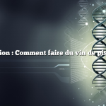 Question : Comment faire du vin de pissenlit